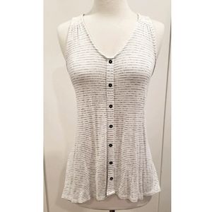 Knox Rose Cream Lace Tunic Racer Back Tank